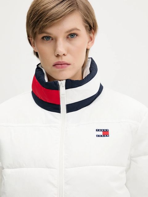 Tommy Jeans kurtka kolor biały zimowa DW0DW21621 - zdjęcie produktu nr 2