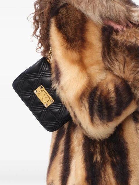 Valentino Garavani small Quiltie 67 shoulder bag - Black