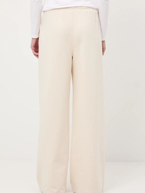 Medicine spodnie dresowe damskie kolor beżowy szerokie medium waist - zdjęcie produktu nr 2