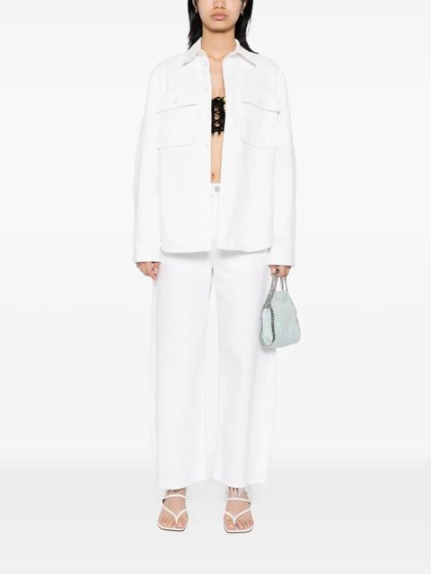 AGOLDE low curve fray jeans - White - zdjęcie produktu nr 2