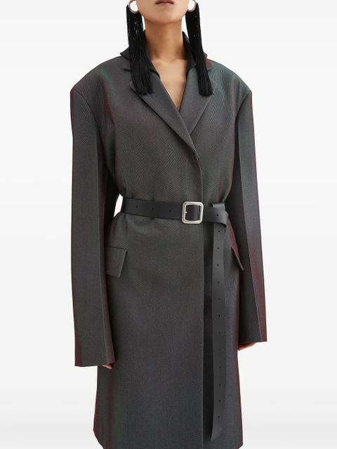 Jil Sander leather belt - Black