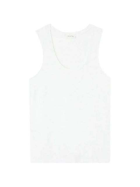 American Vintage Jacksonville scoop-neck tank top - White - zdjęcie produktu nr 1