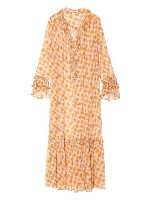 Zadig&Voltaire Ralicel floral maxi dress - Neutrals - zdjęcie produktu nr 1