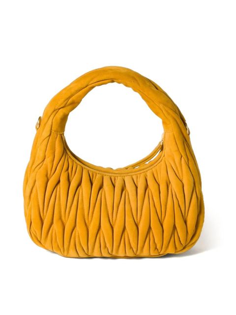 Miu Miu Wander matelassé tote bag - Yellow - zdjęcie produktu nr 2