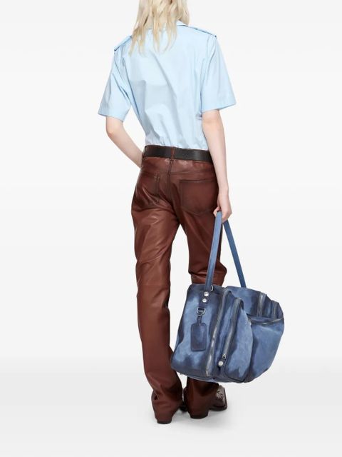 Acne Studios patch-pocket shirt - Blue