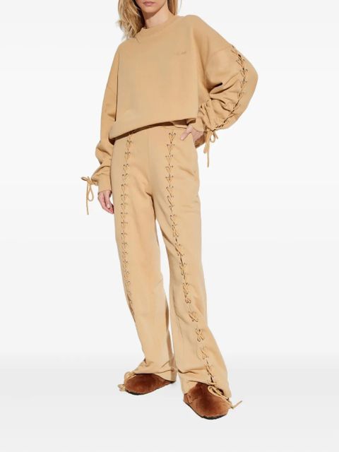 ROTATE BIRGER CHRISTENSEN lace-up sweatshirt - Neutrals - zdjęcie produktu nr 2