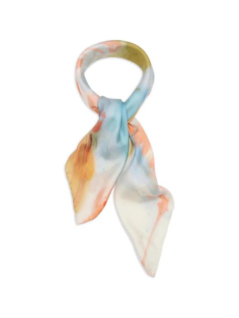 Ulla Johnson Chiara abstract-print scarf - Neutrals - zdjęcie produktu nr 1