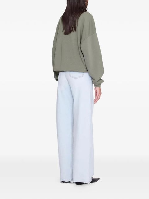 ANINE BING Miles cotton sweatshirt - Green