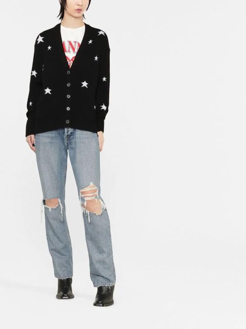Zadig&Voltaire star-embellished cashmere cardigan - Black - zdjęcie produktu nr 2