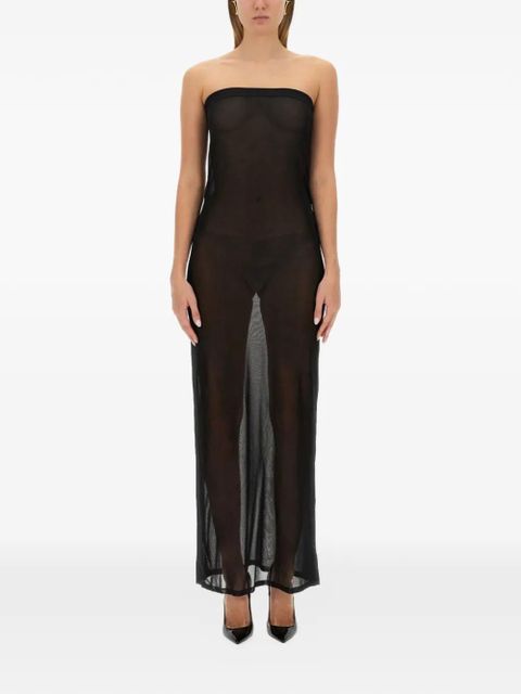 Saint Laurent strapless maxi dress - Black - zdjęcie produktu nr 1
