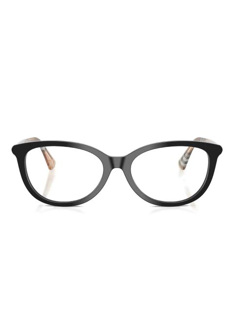 Burberry Eyewear check-pattern frames - Black - zdjęcie produktu nr 1