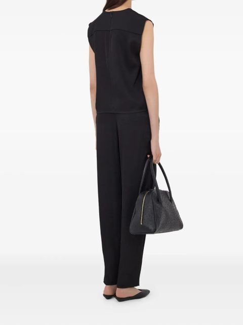 LouLou de Saison boxy V-neck top - Black