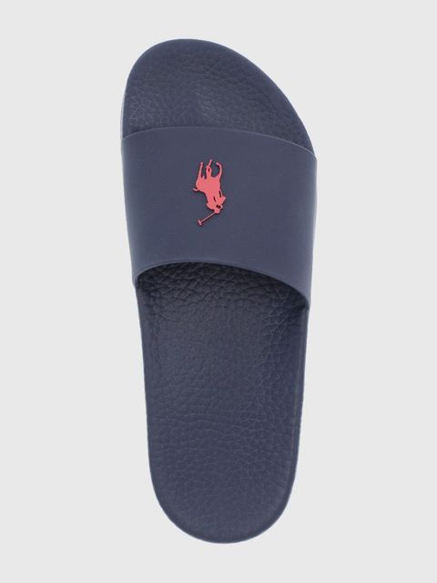 Polo Ralph Lauren Klapki Polo Slide kolor granatowy 809852071002