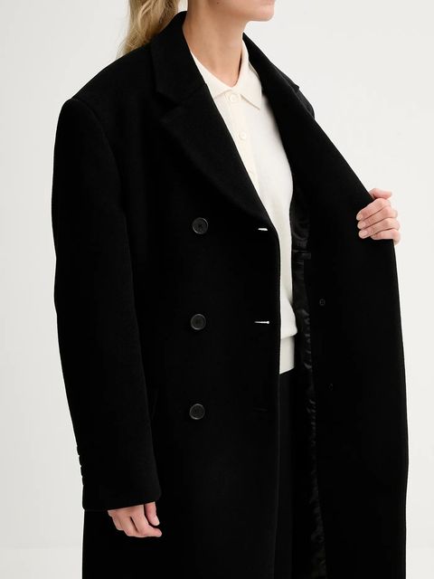 Filippa K płaszcz z dodatkiem wełny