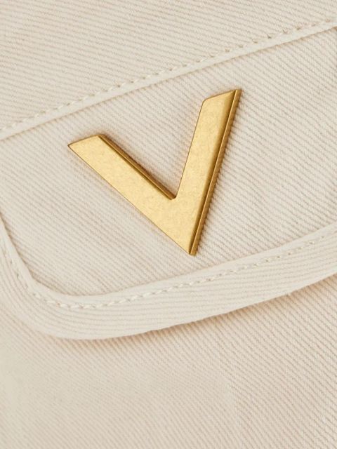 Valentino Garavani V-shaped pocket-detail jeans - Neutrals