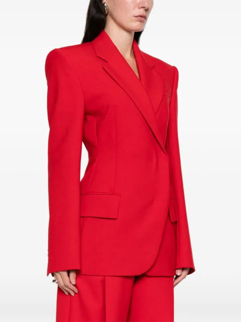 Sportmax buttoned double-breasted blazer - Red