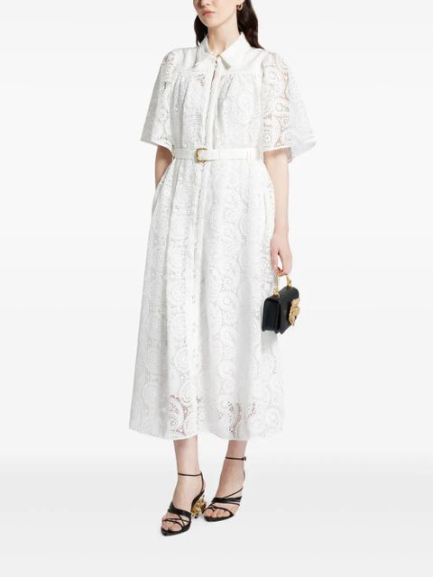 Aje lace-detailing midi dress - White