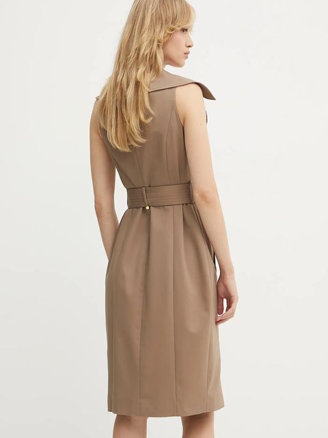 Marciano by Guess sukienka NADA kolor brązowy mini prosta 5YGK37 7311A