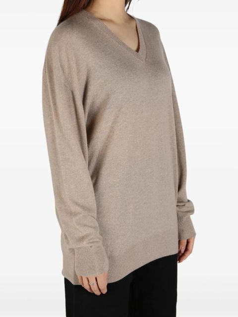 The Row v neck sweatshirt - Neutrals - zdjęcie produktu nr 2