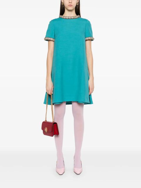 Valentino Garavani crystal-embellished dress - Blue - zdjęcie produktu nr 2