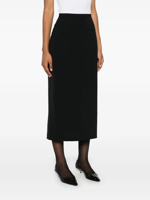 The Row Matias midi skirt - Black