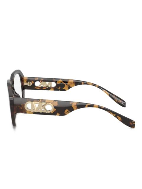 Michael Kors 4148U VISTA geometric-frame glasses - Brown