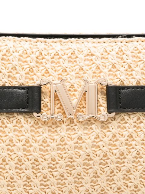 Max Mara Bchmambo clutch bag - Neutrals