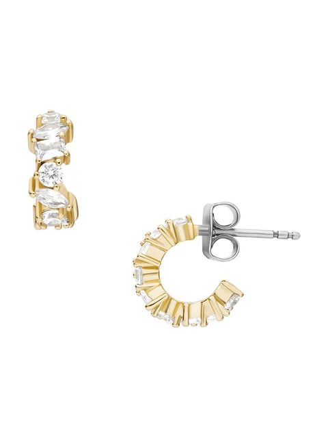 Fossil kolczyki damskie kryształowe Ellis - zdjęcie produktu nr 2