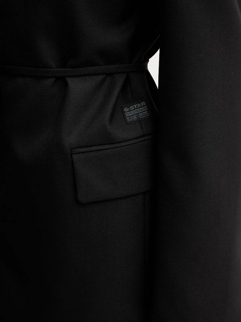 G-Star sukienka z dodatkiem wełny kolor czarny mini prosta D28041-E200