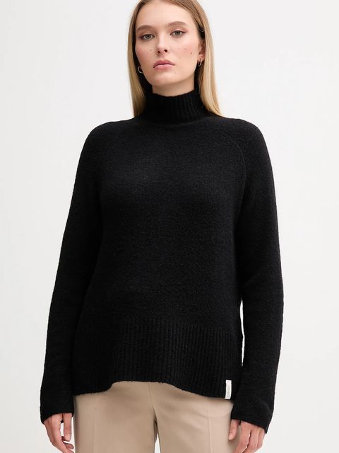 Gaudi sweter damski kolor czarny z golfem 521FD53011 - zdjęcie produktu nr 1