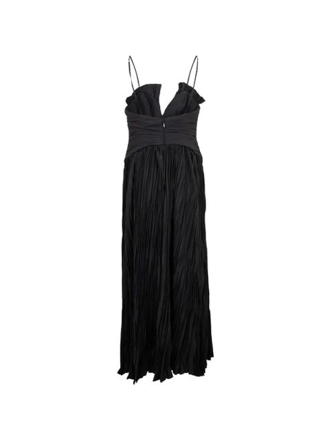 Acler Broadhay pleated knotted maxi dress - Black - zdjęcie produktu nr 2