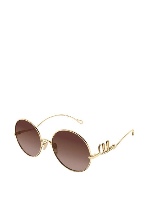 Chloé Eyewear round-frame sunglasses - Gold - zdjęcie produktu nr 2