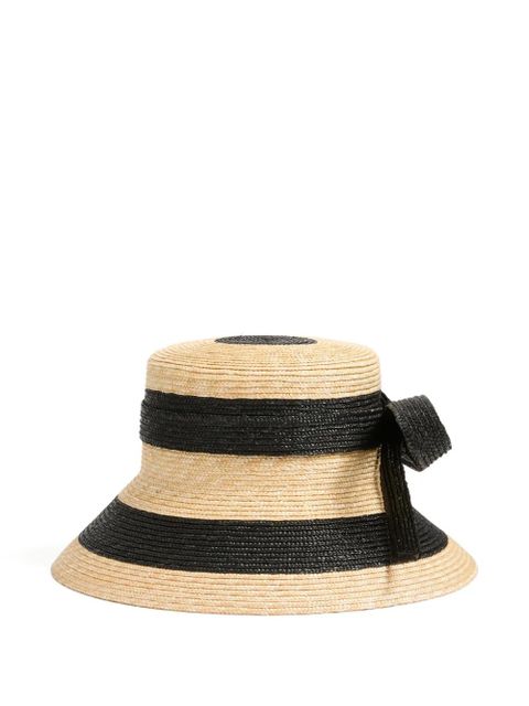 Valentino Garavani signature bow straw bucket hat - Neutrals - zdjęcie produktu nr 2