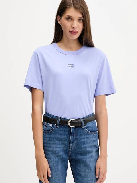 Tommy Jeans t-shirt bawełniany damski DW0DW22202