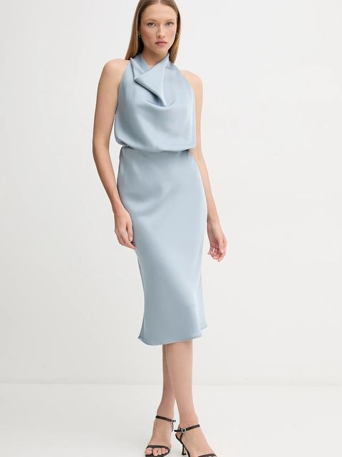 Sandro Ferrone sukienka kolor niebieski mini dopasowana S23XBEBIALETTI - zdjęcie produktu nr 1