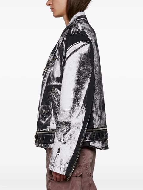 Jean Paul Gaultier cotton coated jacket - Black