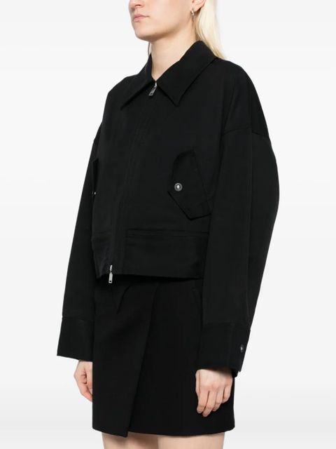 3.1 Phillip Lim two-way zip-fastening cropped jacket - Black