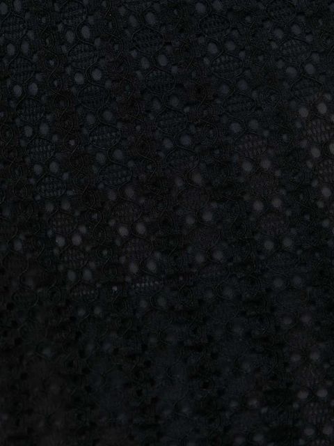 PINKO openwork midi skirt - Black