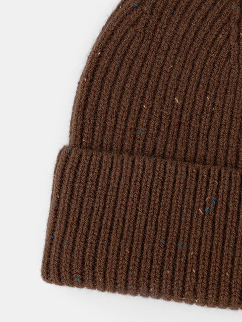 Answear.LAB czapka wełniana kolor brązowy