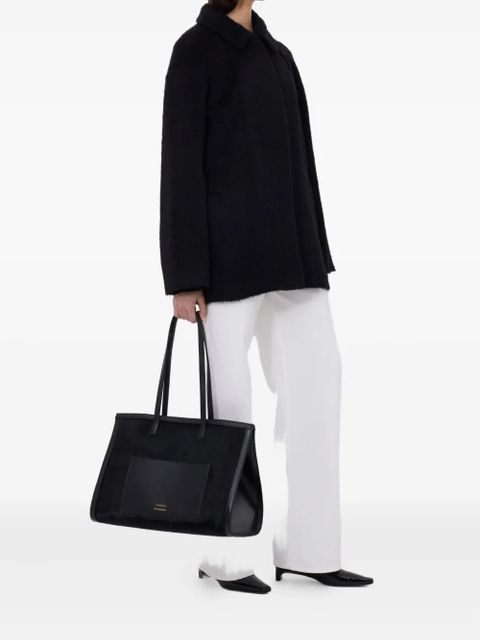 LouLou de Saison JAKOB concealed-button placket coat - Black