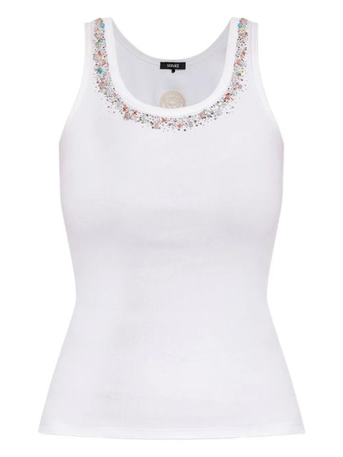 Versace embroidered tank top - White - zdjęcie produktu nr 1