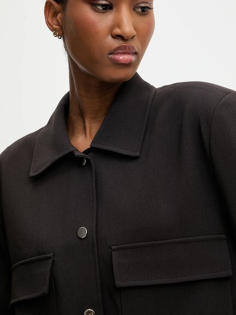 Answear.LAB kurtka kolor brązowy przejściowa