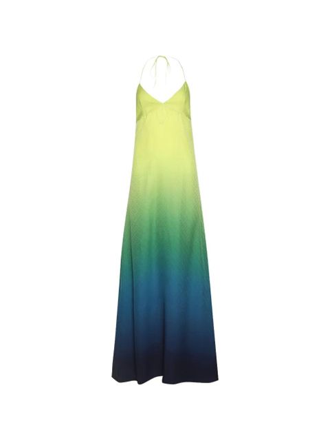Casablanca gradient maxi dress - Blue - zdjęcie produktu nr 1