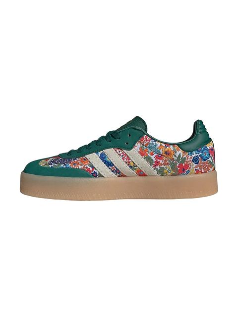 adidas Originals sneakersy x Liberty London Sambae damskie kolor zielony JH7289