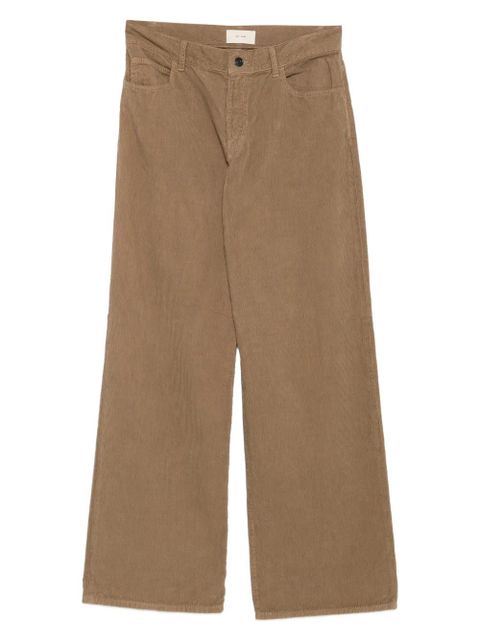 The Row Eglitta corduroy-pocket trousers - Brown