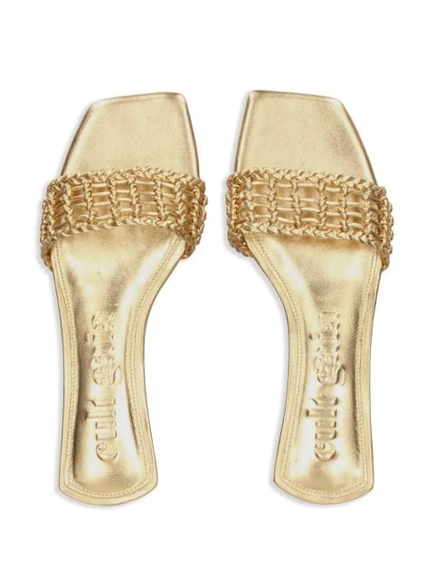 Cult Gaia Maya slides - Gold