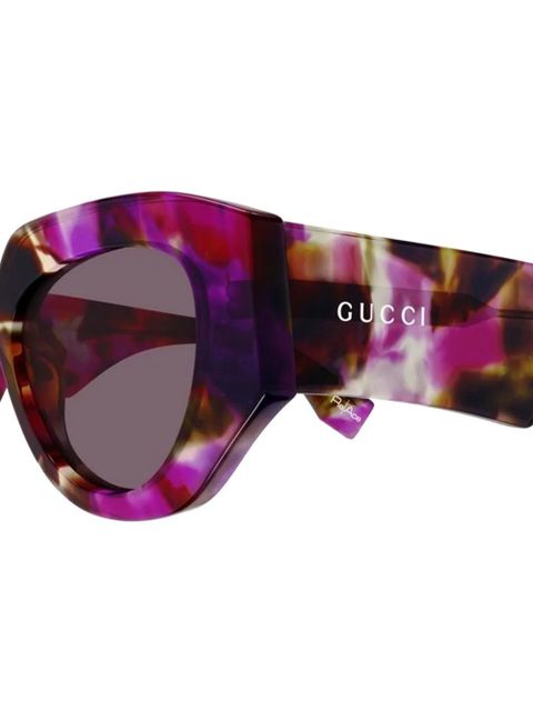 Gucci cat-eye frame sunglasses - Purple