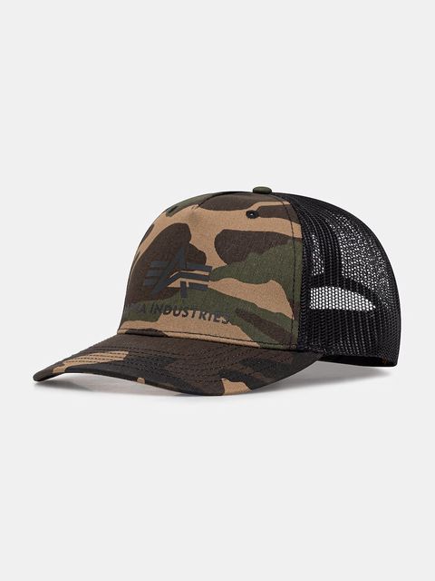 Alpha Industries czapka z daszkiem Basic Trucker Cap Camo