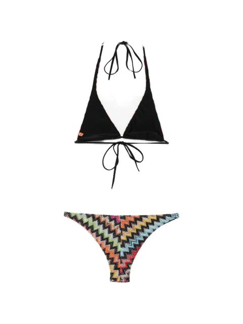 Missoni zigzag-knit bikini - Black - zdjęcie produktu nr 2