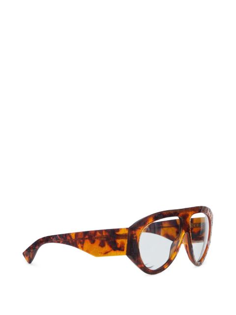 Gucci Eyewear tortoiseshell sunglasses - Brown - zdjęcie produktu nr 2